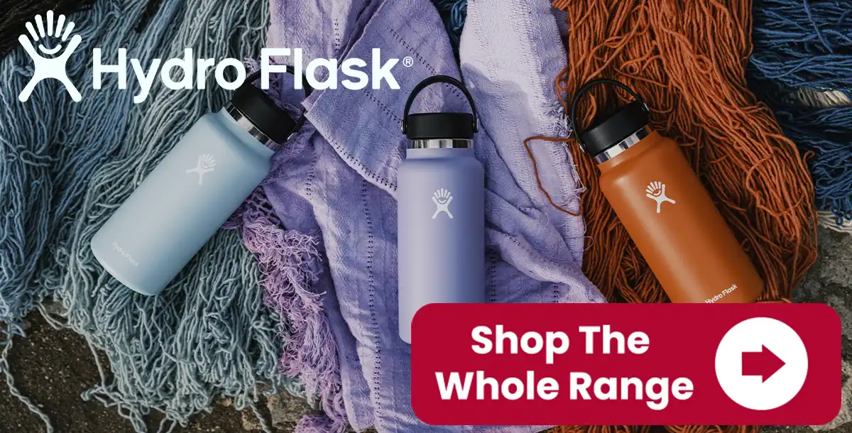 Hydro Flask Water Bottle BERRY 710ml Wide Mouth with Flex Straw Cap